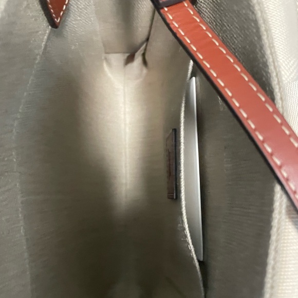 Chloé small woody linen tote - Picture 2 of 5